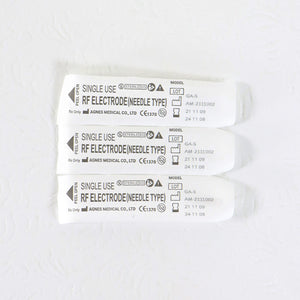 Agnes Medical RF Electrode Needle Type Micro-Insulated Model GA-S 3pc
