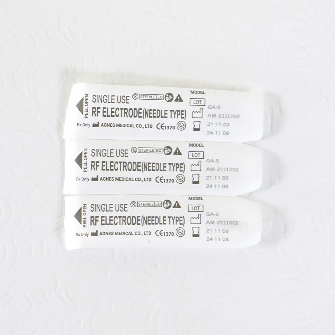 Agnes Medical RF Electrode Needle Type Micro-Insulated Model GA-S 3pc