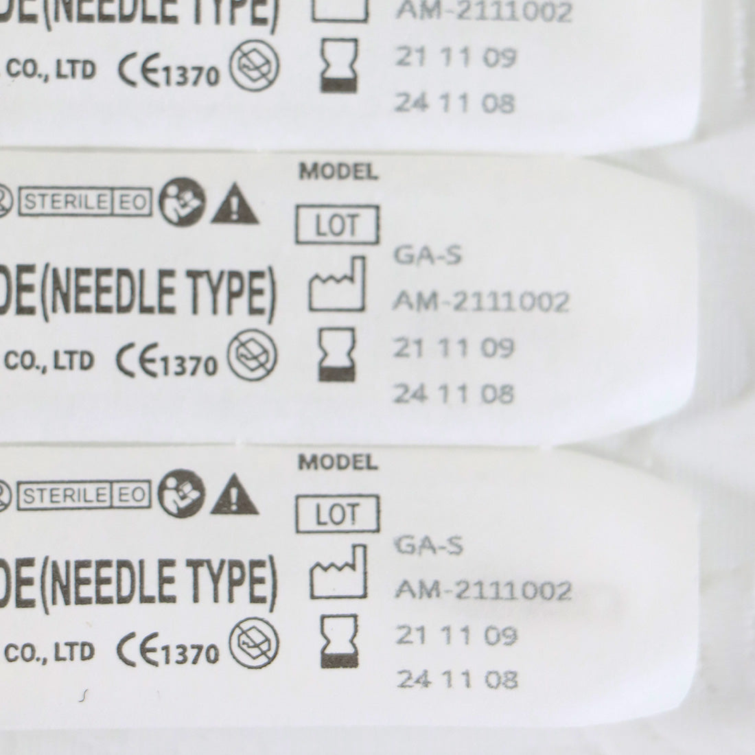 Agnes Medical RF Electrode Needle Type Micro-Insulated Model GA-S 3pc