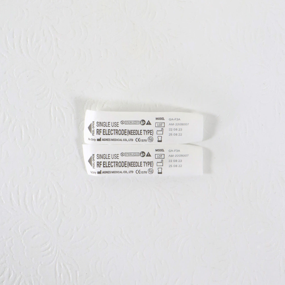 Agnes Medical RF Electrode Needle Type Micro-Insulated Model GA-F3A 2pc