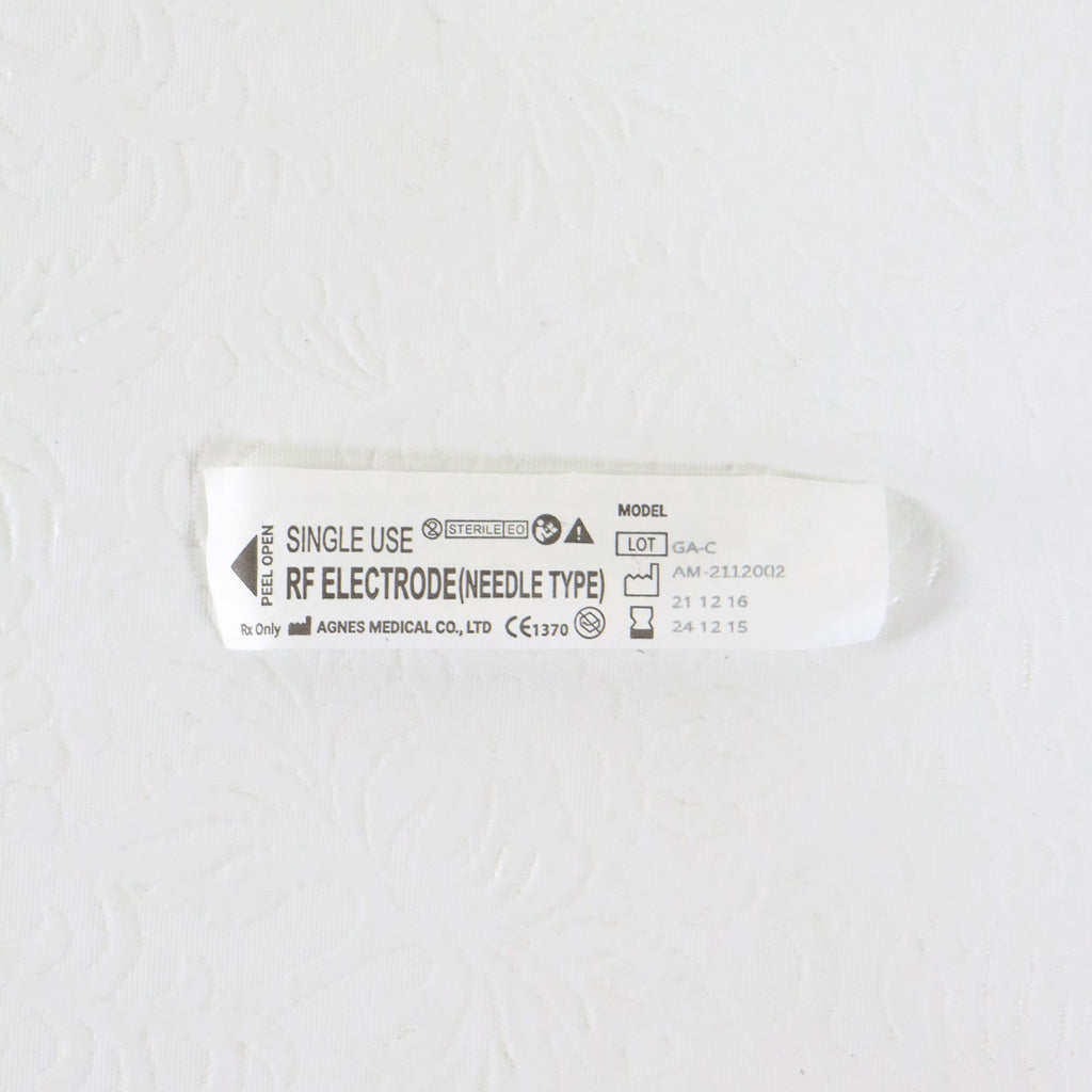 Agnes Medical RF Electrode Needle Type Micro-Insulated Model GA-C 1pc