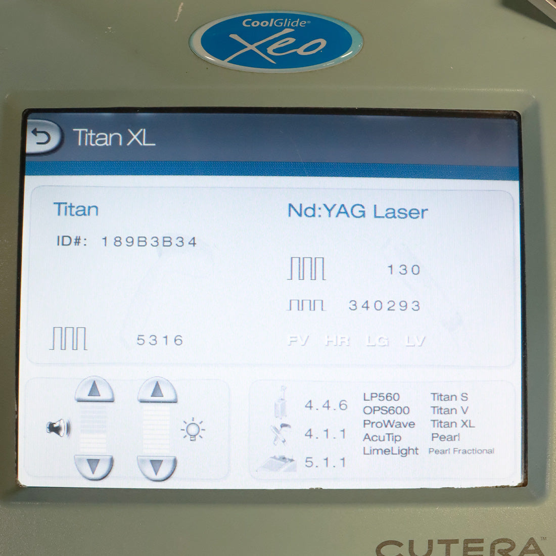 Cutera Coolglide Xeo Laser Nd Yag 1064nm Skin Rejuvenation System US110XEO