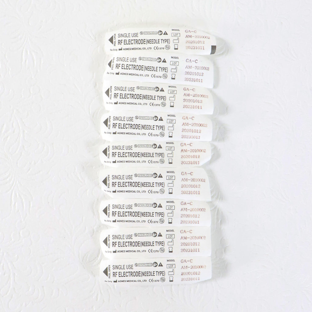 Agnes Medical RF Electrode Needle Type Model GA-C Micro-Insulated x9 Pcs Exp 10/2023