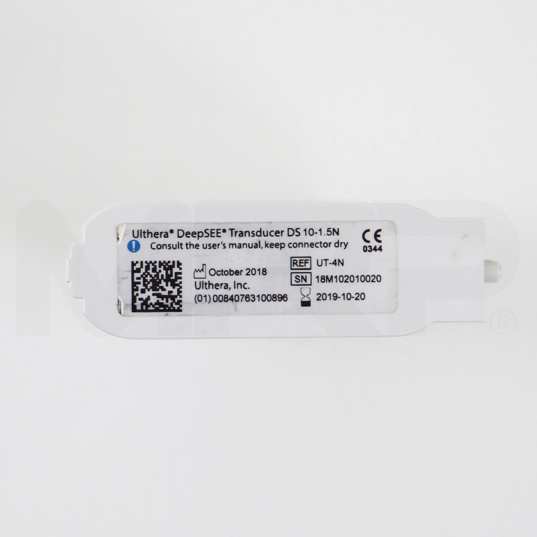 Ulthera DeepSee 10-1.5N Transducer Ultrasound Orange 676 Lines Remaining