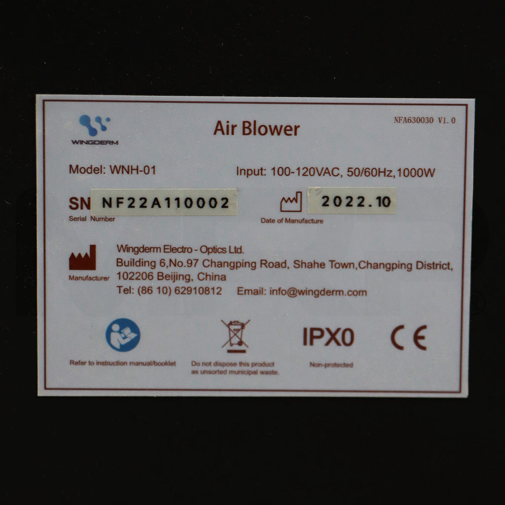 2022 Wingderm Renuva Cooler Serial