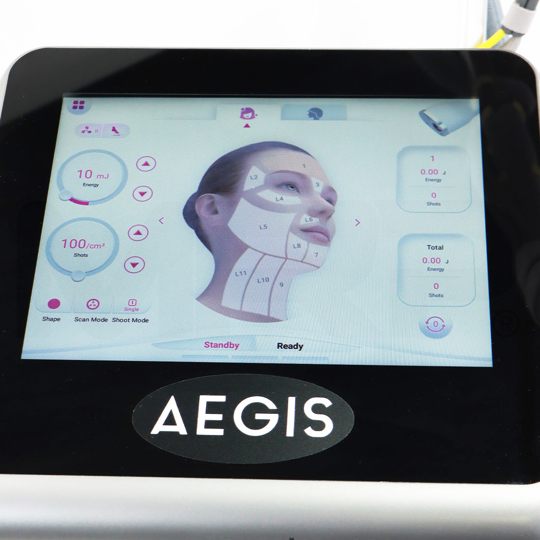 2022 Wingderm Perigee Renuva Aegis System Screen