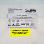 TotalVein 600um Laser Fiber F-SMA905 Connector, Male Tuohy Borst Adaptor P0063CP