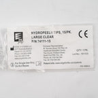 Edge Systems Hydropeel Tips 10/PK Large Clear P/N 74111-15 - Single Use