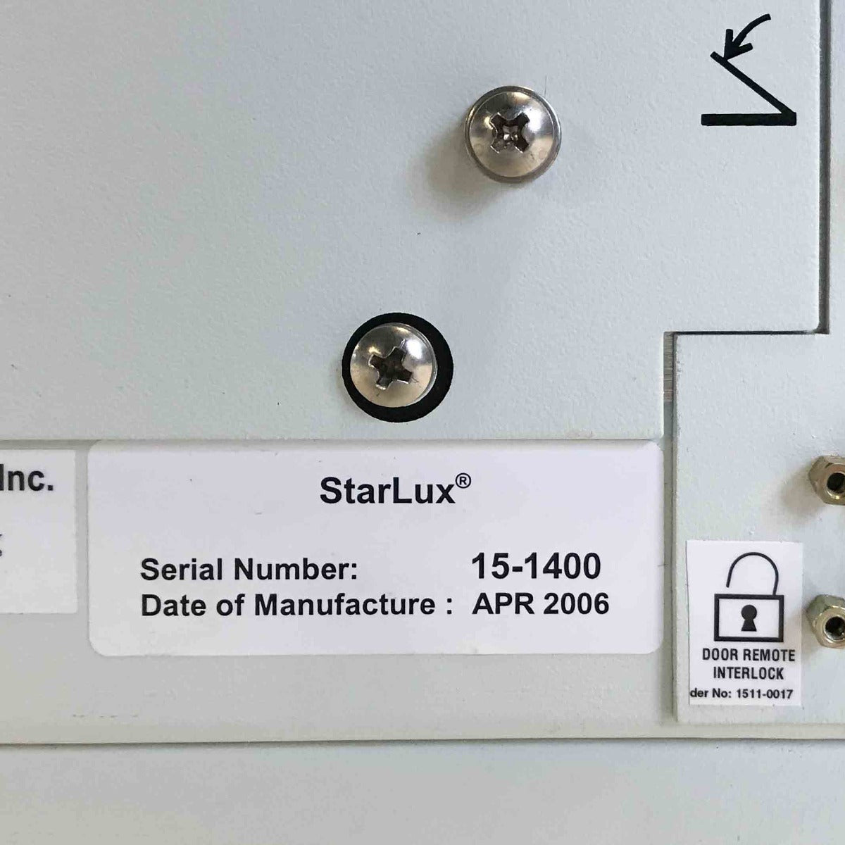 NEW 2006 Cynosure Palomar - StarLux 300 System SER: 15-1400