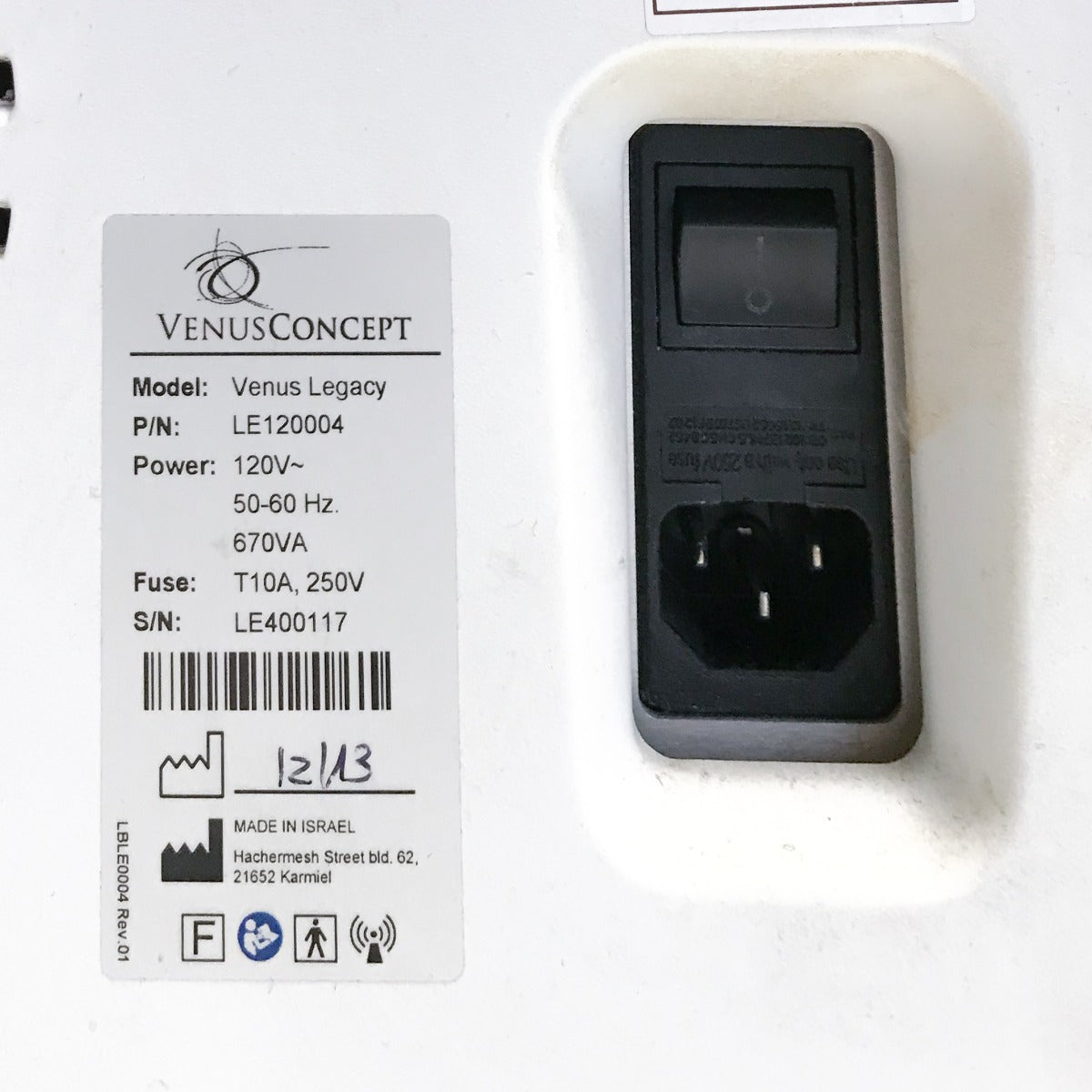 2013 Venus Concept LEGACY Radio Frequency RF Shaping Venusconcept 4 Handpieces