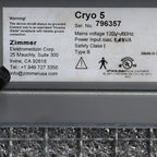 Zimmer Cryo 5 Skin Treatment Patient Therapy Air Chiller System