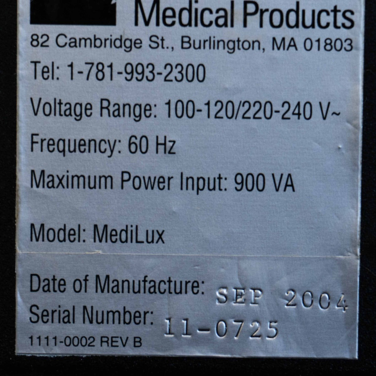 2004 Palomar MediLux IPL Cosmetic Laser System - With Lux G, RS, Y Handpieces