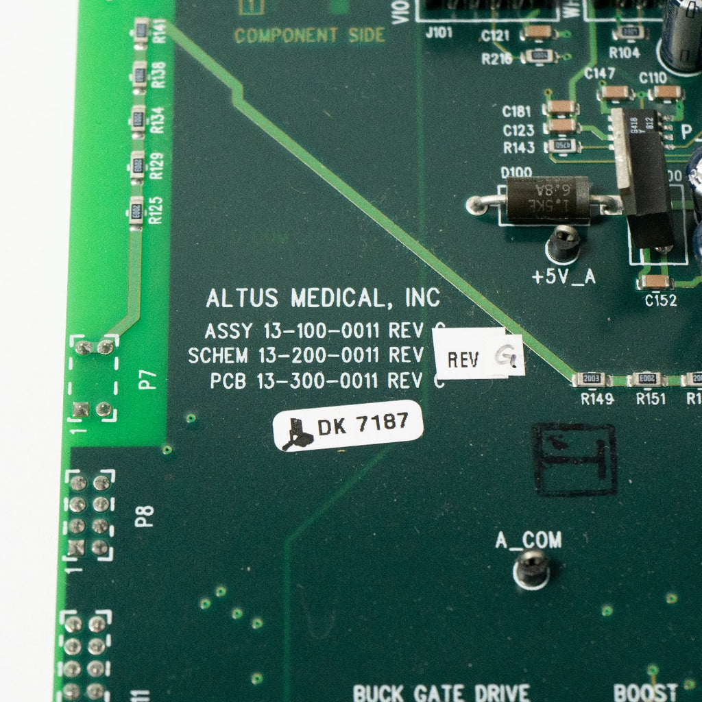 Cutera CoolGlide Excel Laser Power Supply Top Control Board PCB AS IS FOR PARTS