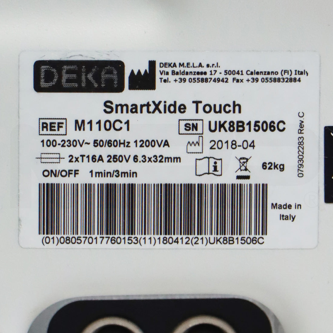 2018 DEKA SmartXide Touch C60 CO2 HI-Scan Dot Laser System M110C1