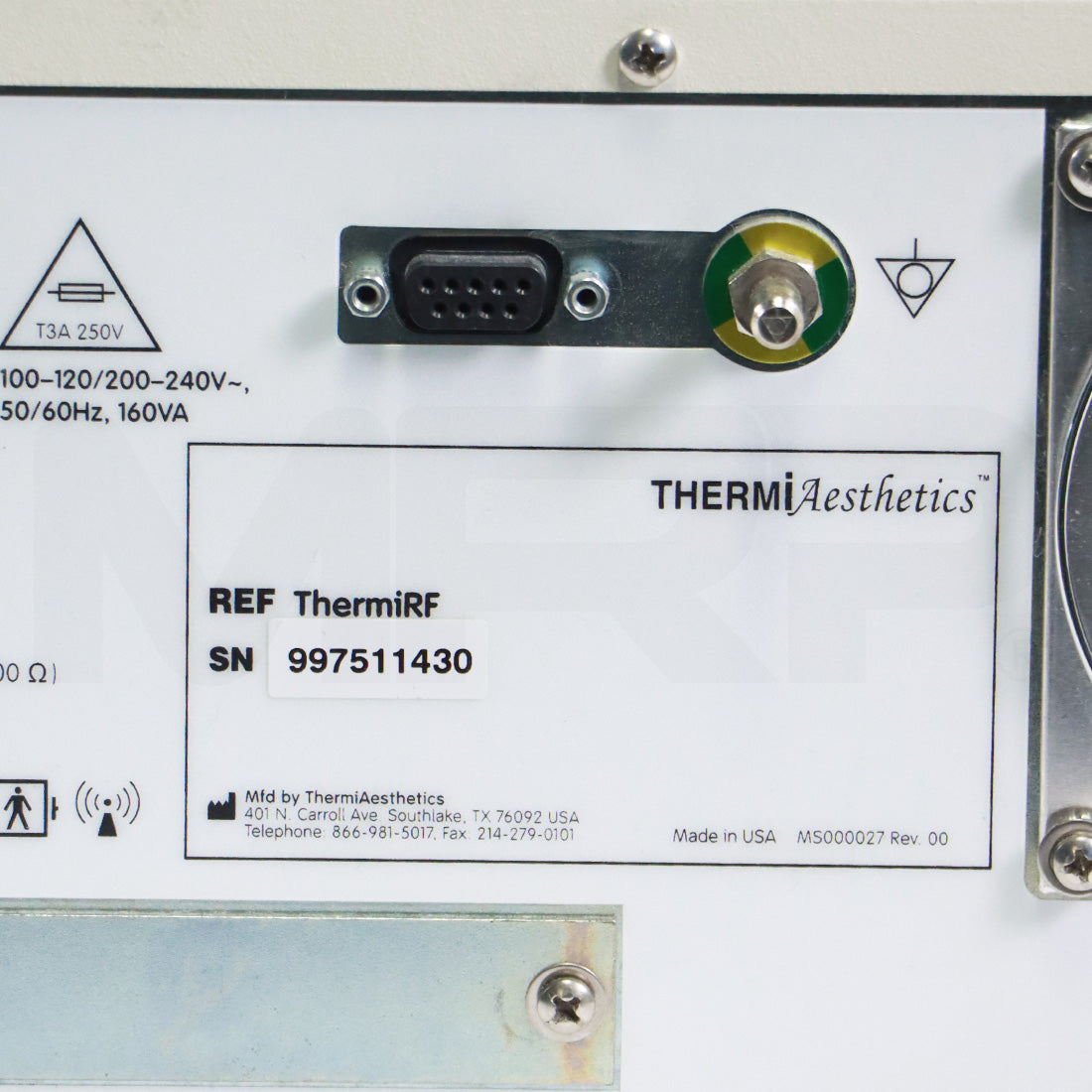 ThermiAesthetics ThermiRF RadioFrequency Generator Thermi RF ThermiSmooth & More