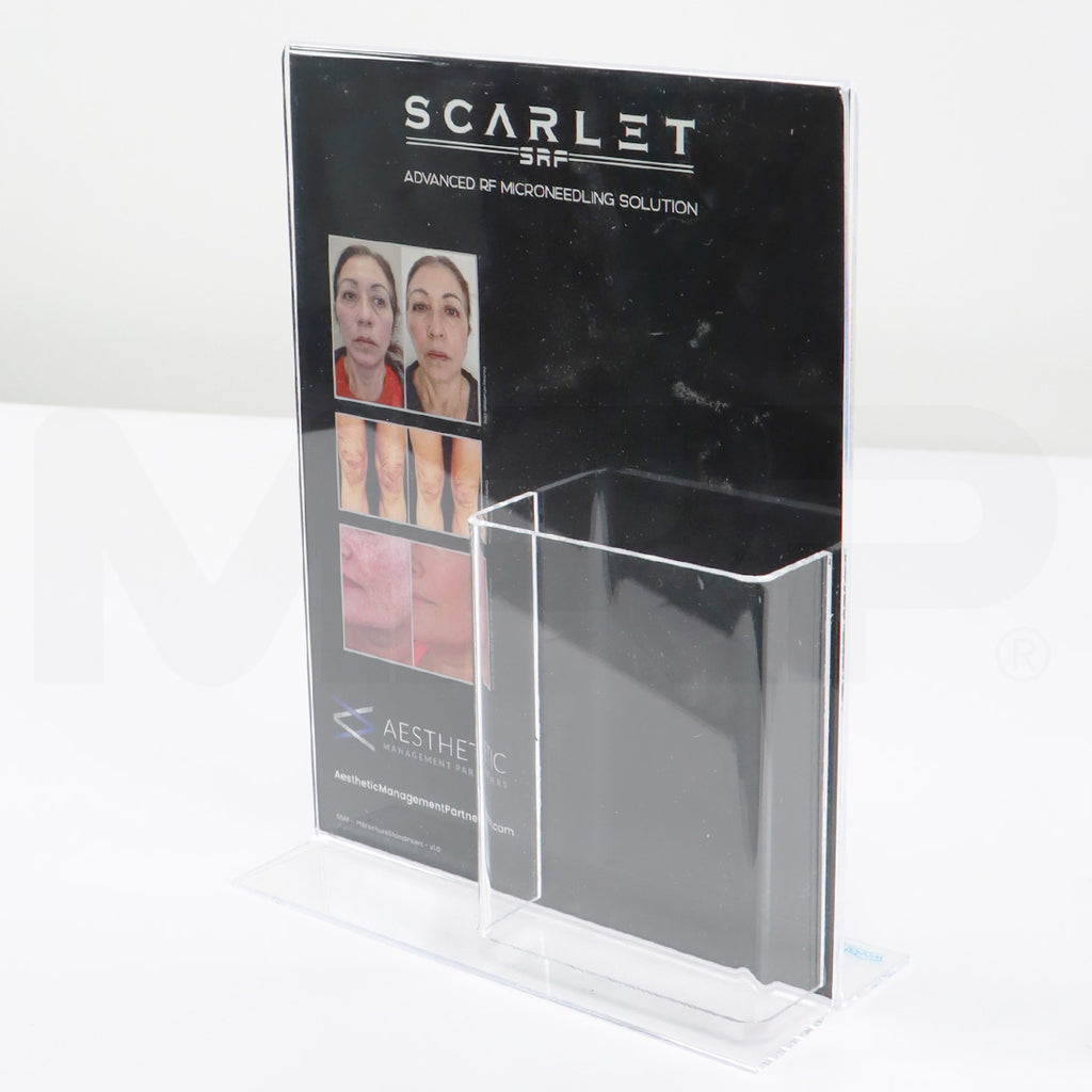 Scarlet SRF Advanced Solution Marketing Pamphlet Holder Side
