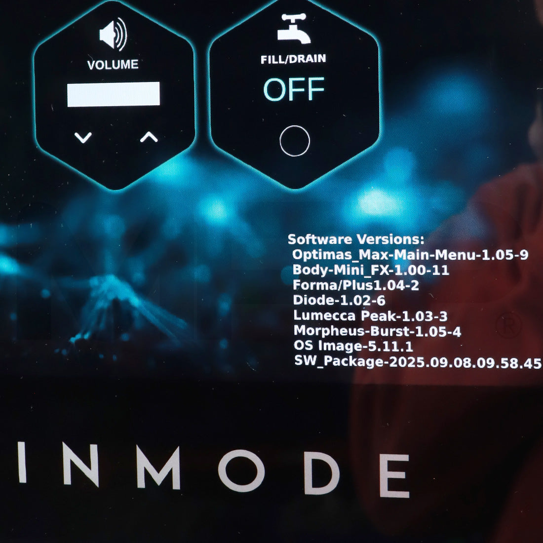 2024 InMode OptimasMAX System Screen