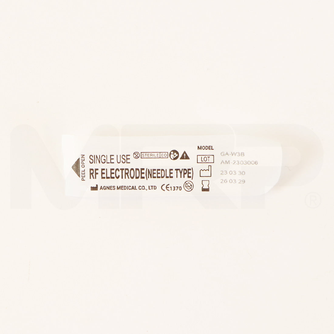 Agnes Medical Single Use RF Electrode Needle Type GA-W3B