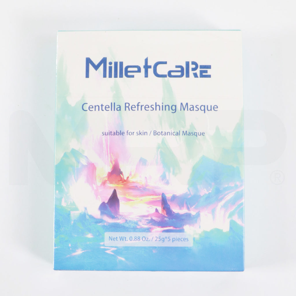 Millet Care Centella Refreshing Masque Suitable for Skin Botanical Masque 5pk