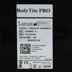 2018 InMode BodyTite Pro System Label