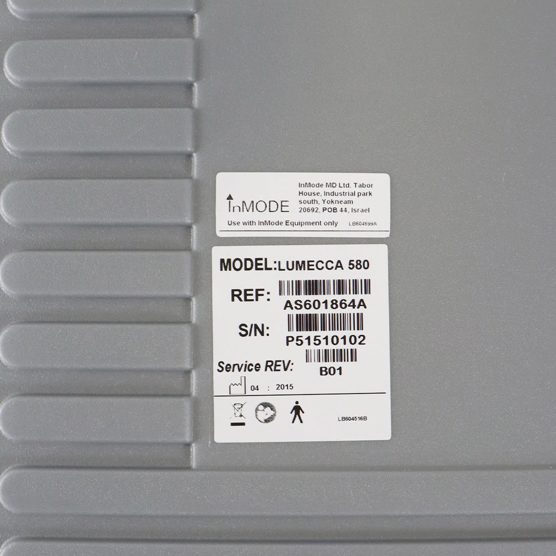2015 InMode Lumecca IPL SR580 Handpiece HP Vascular Pigmented Lesions AS601864