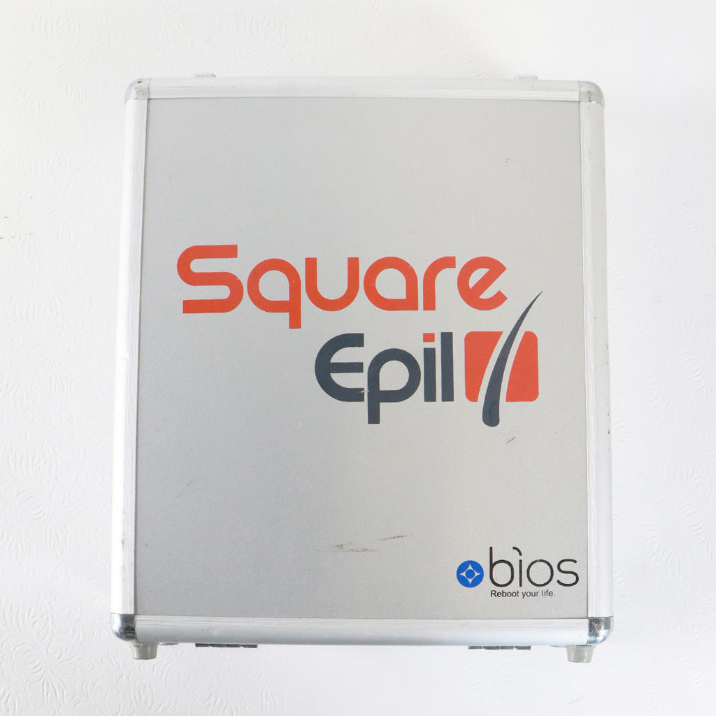Bios 'Reboot Your Life' Square Epil Empty Carrying Case Silver