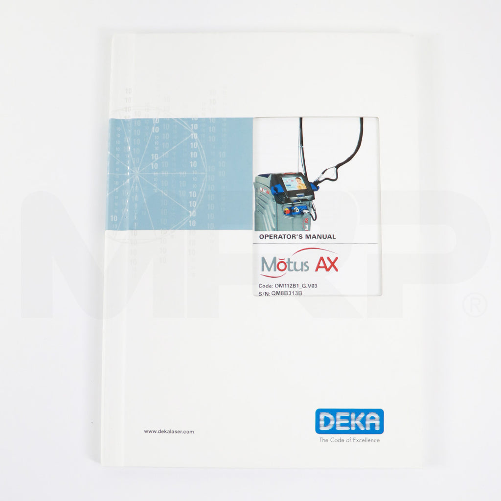 2017 Deka Motus AX Operators Manual