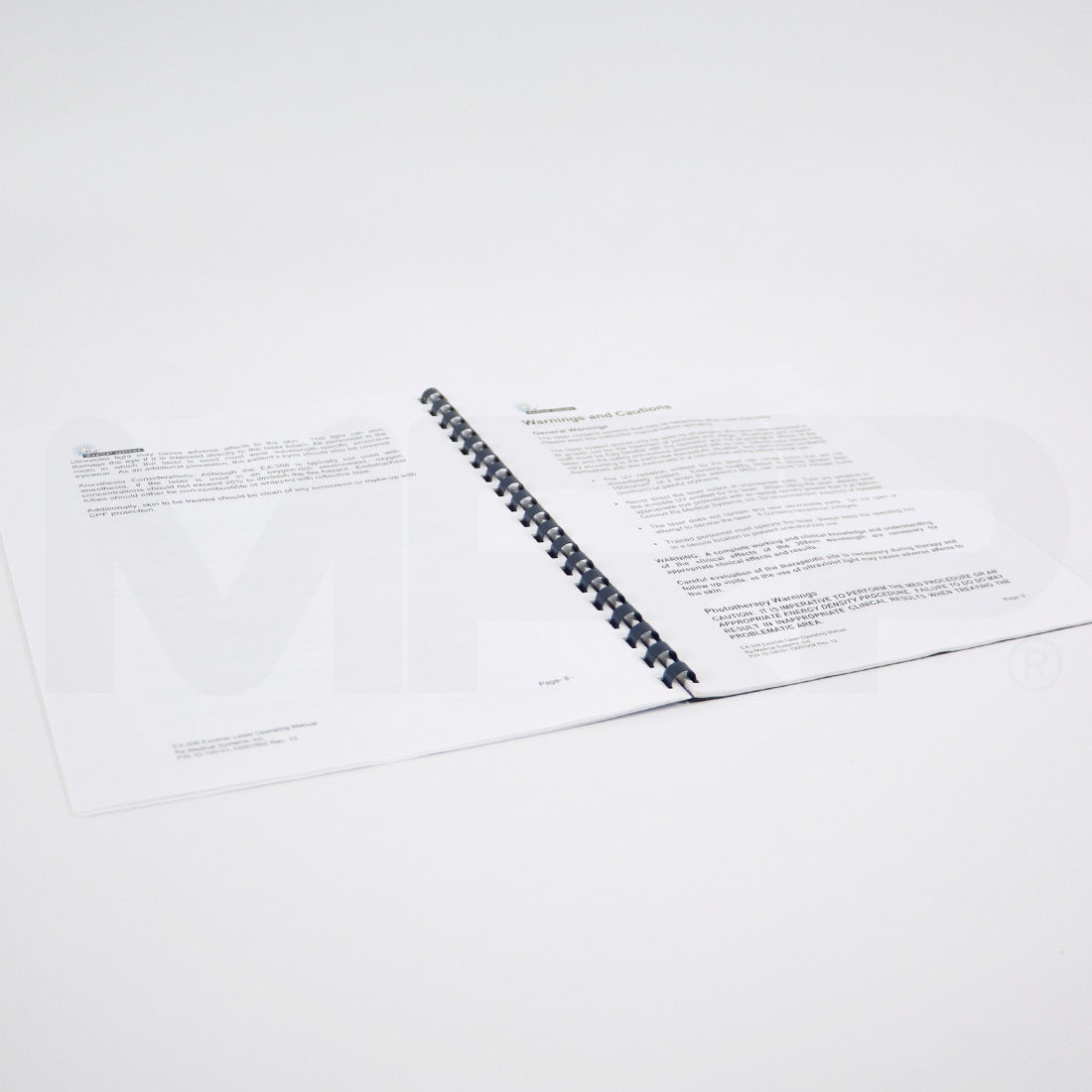 Pharos EX-308 Excimer Laser Operation Manual for Psoriasis and Vitiligo