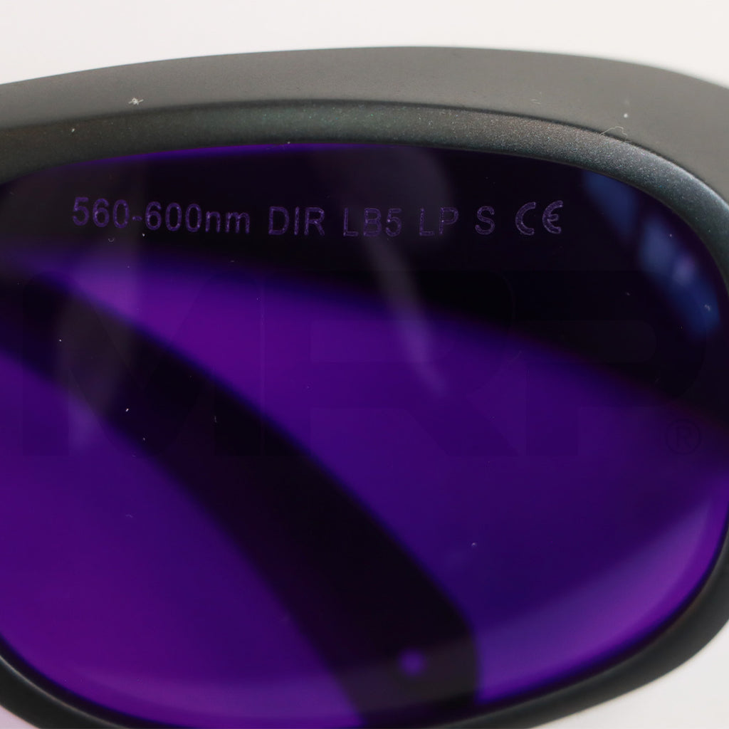 MRP PPE Safety Eyewear Glasses 560-600nm OD6+ Right Lens