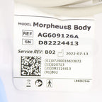 2023 InMode RF Pro System Morpheus8 Body Label