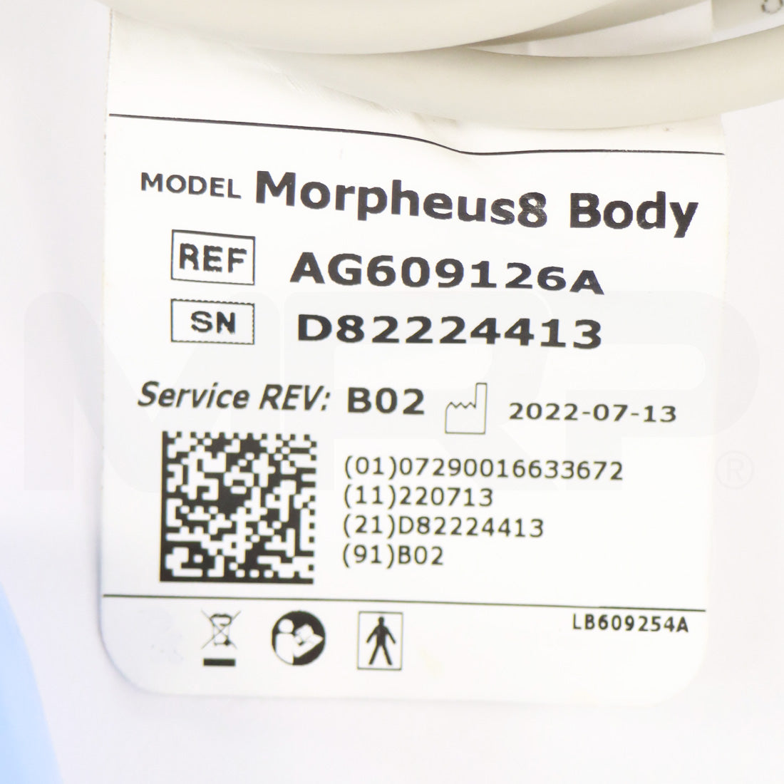 2023 InMode RF Pro System Morpheus8 Body Label
