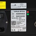 2023 InMode RF Pro System Serial