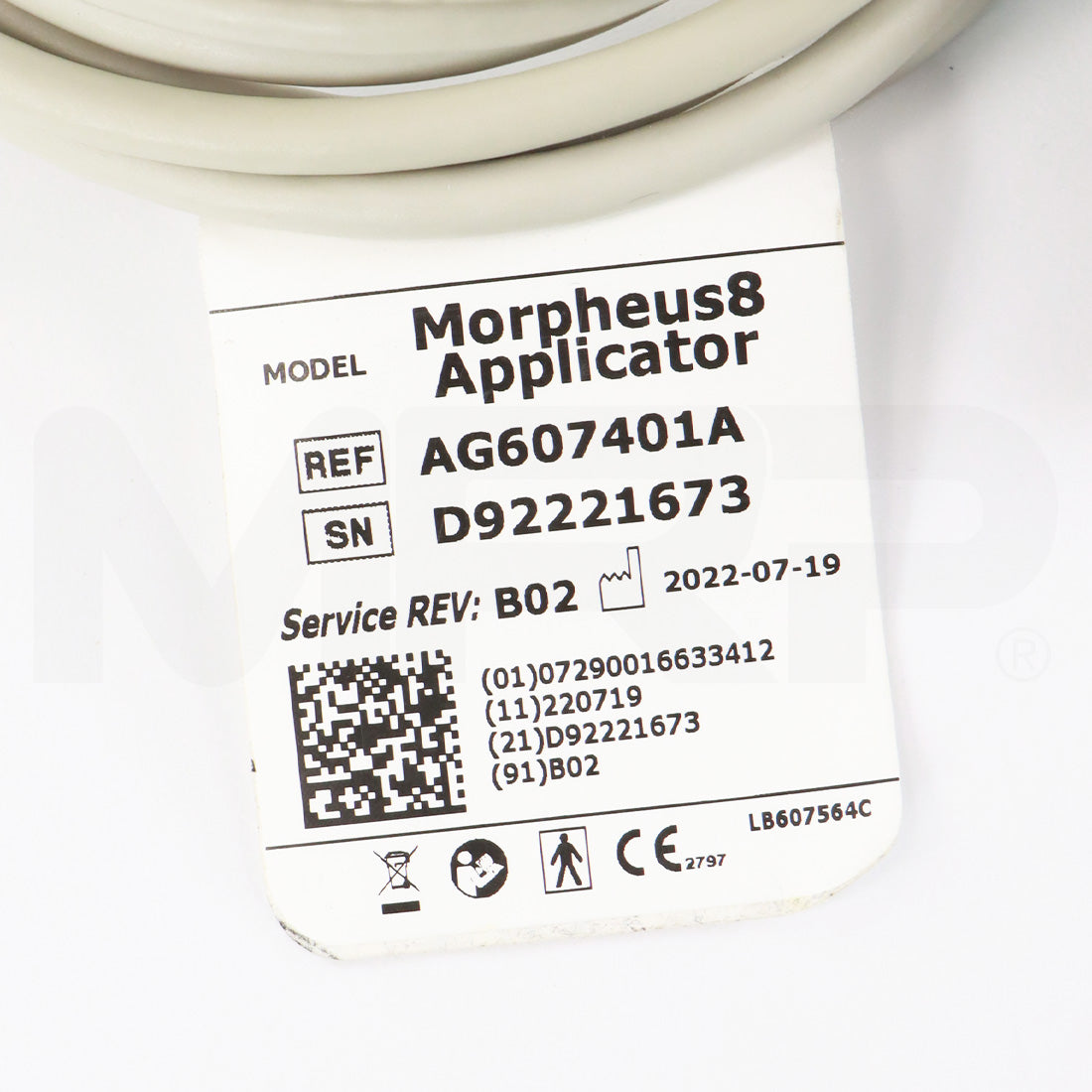 2023 InMode RF Pro System Morpheus8 Applicator Label