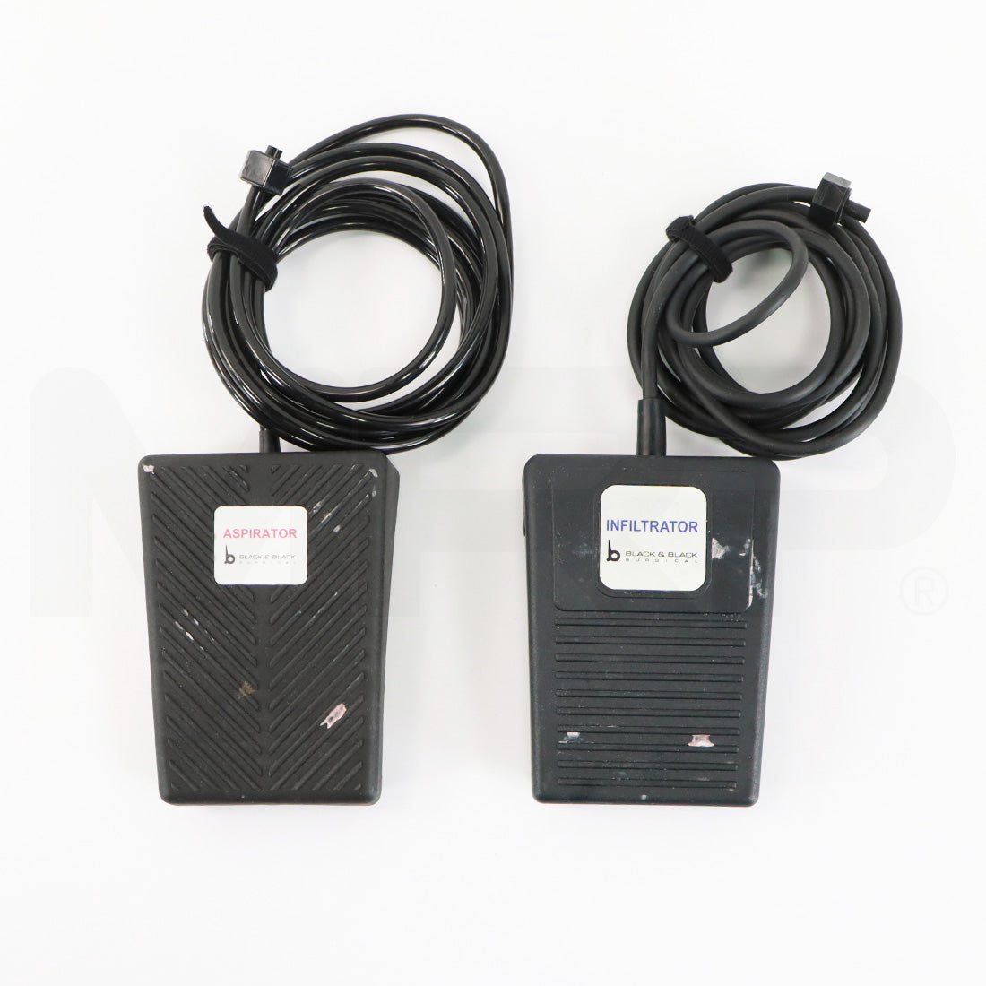 Black and Black Vitruvian Ultimate Aspirator Foot Switch