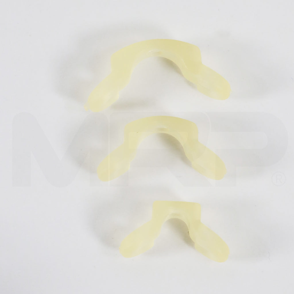 Yamamoto Patient Eyeshields Opaque Laser Goggles White Plastic