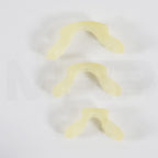 Yamamoto Patient Eyeshields Opaque Laser Goggles White Plastic