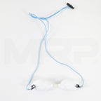 Yamamoto Patient Eyeshields Opaque Laser Goggles White Plastic