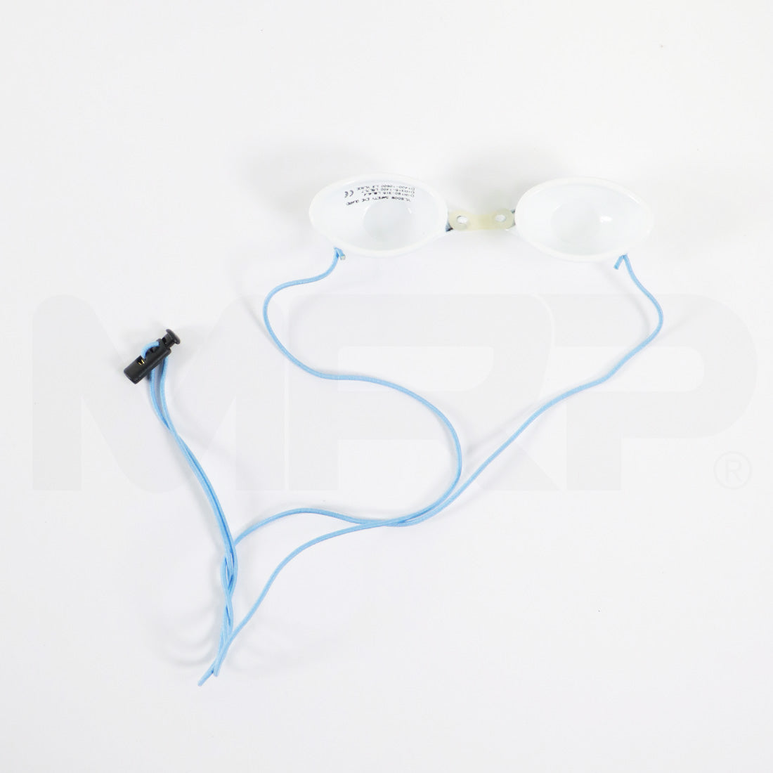 Yamamoto Patient Eyeshields Opaque Laser Goggles White Plastic
