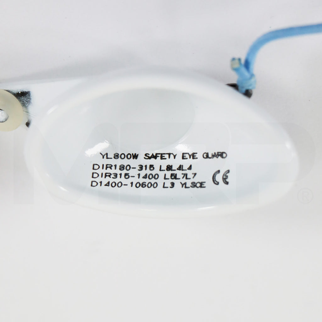 Yamamoto Patient Eyeshields Opaque Laser Goggles White Plastic