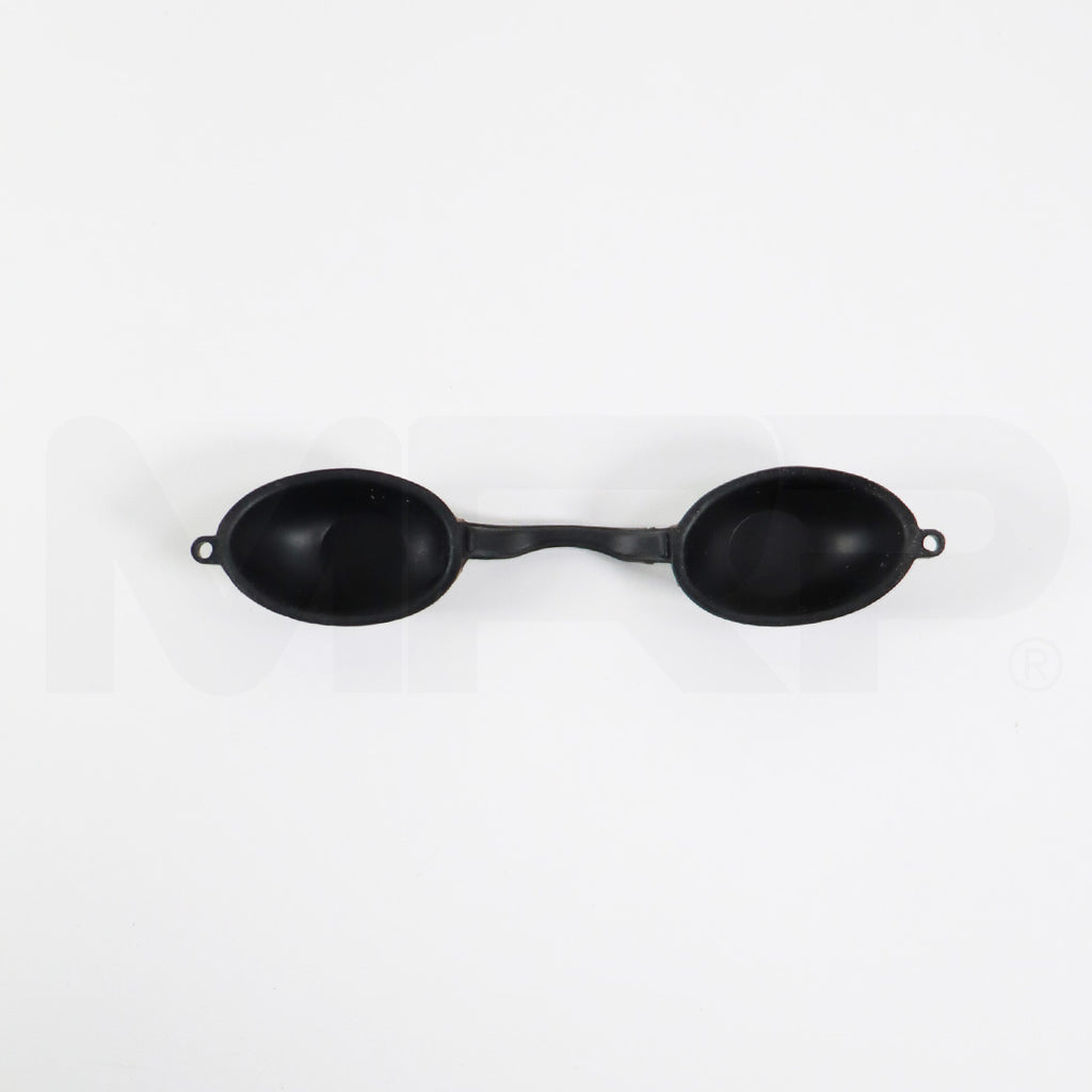 Laser IPL Patient Eye Shield Safety Eyewear Silicone Black Goggles