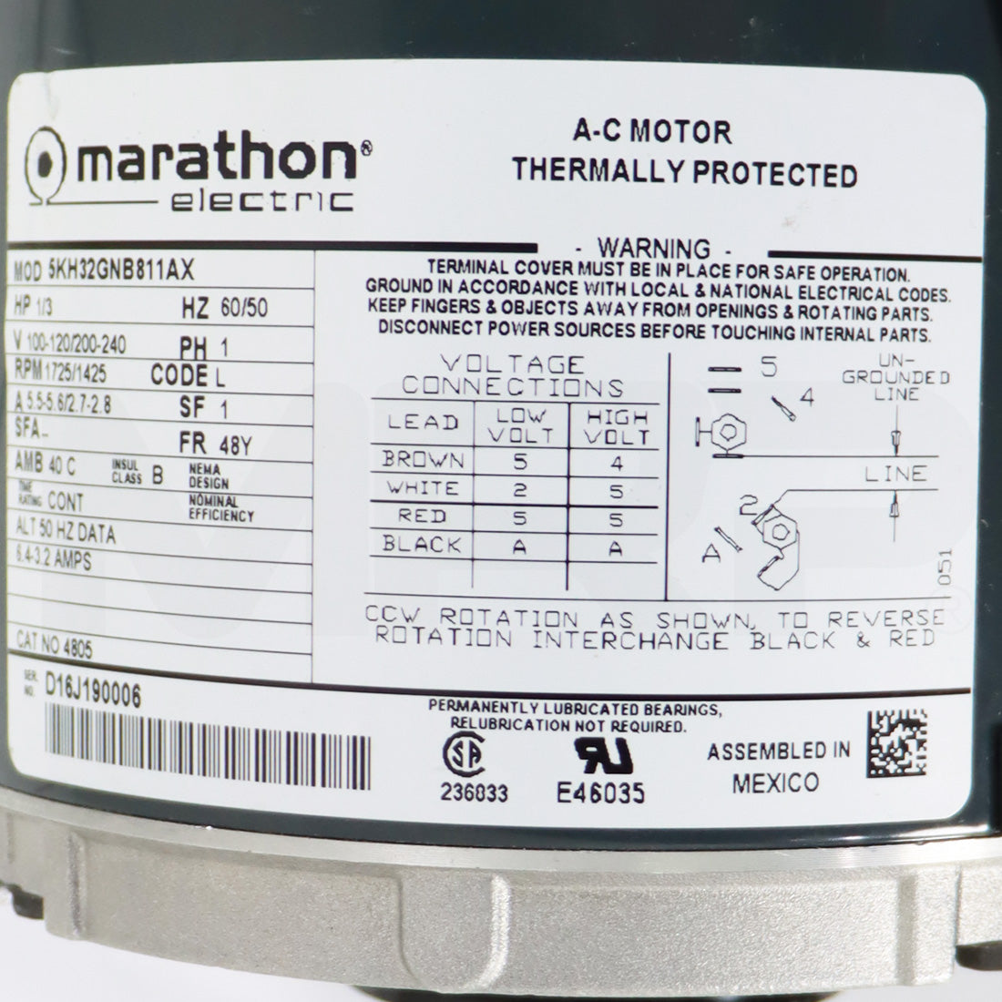 Sciton Joule Profile Laser Coolant Electric Motor Water Pump As-Is