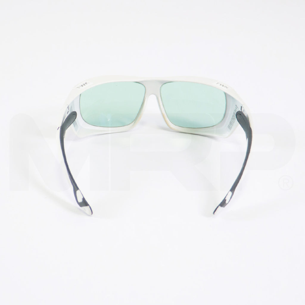 Univet Fontona Laser Safety Eyewear Glasses Light Blue Lens Model 562 w/Case