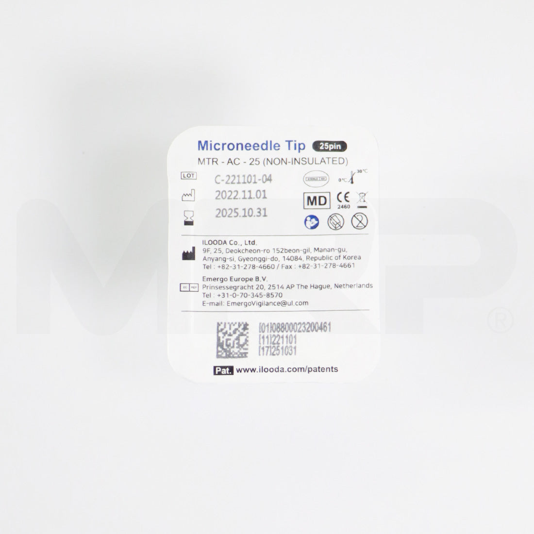 Cutera Secret RF MicroNeedle Tip 25-Pin Non-Insulated MTR-AC-25 - EXP 10-2025 - Single