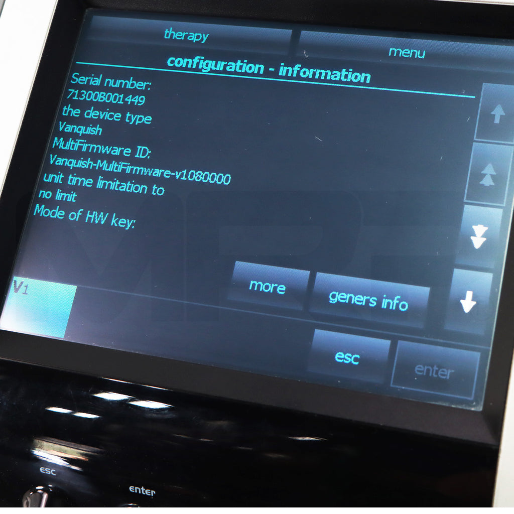 2016 BTL Vanquish System Screen