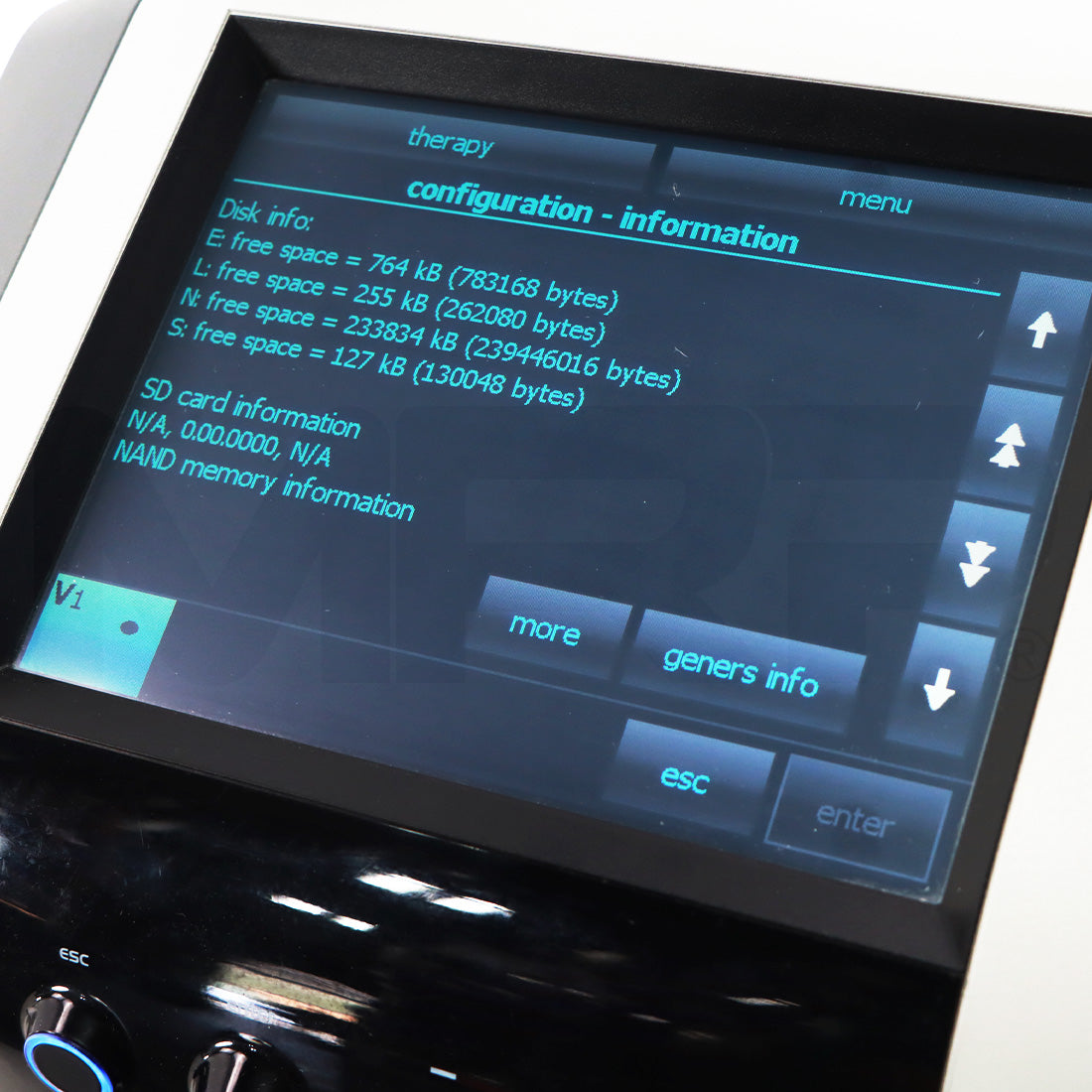2016 BTL Vanquish System Info Screen