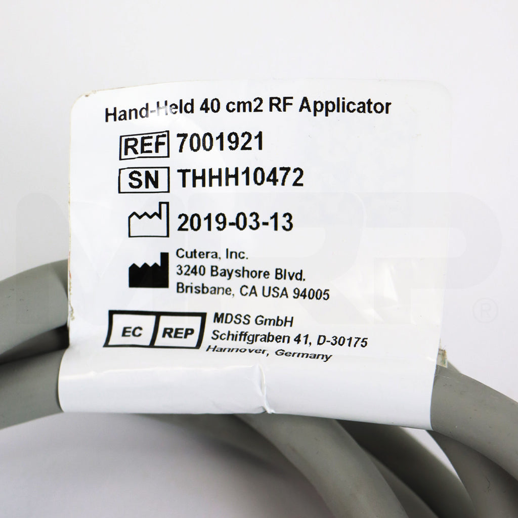 2019 Cutera truSculpt iD System Hand-Held Applicator Serial