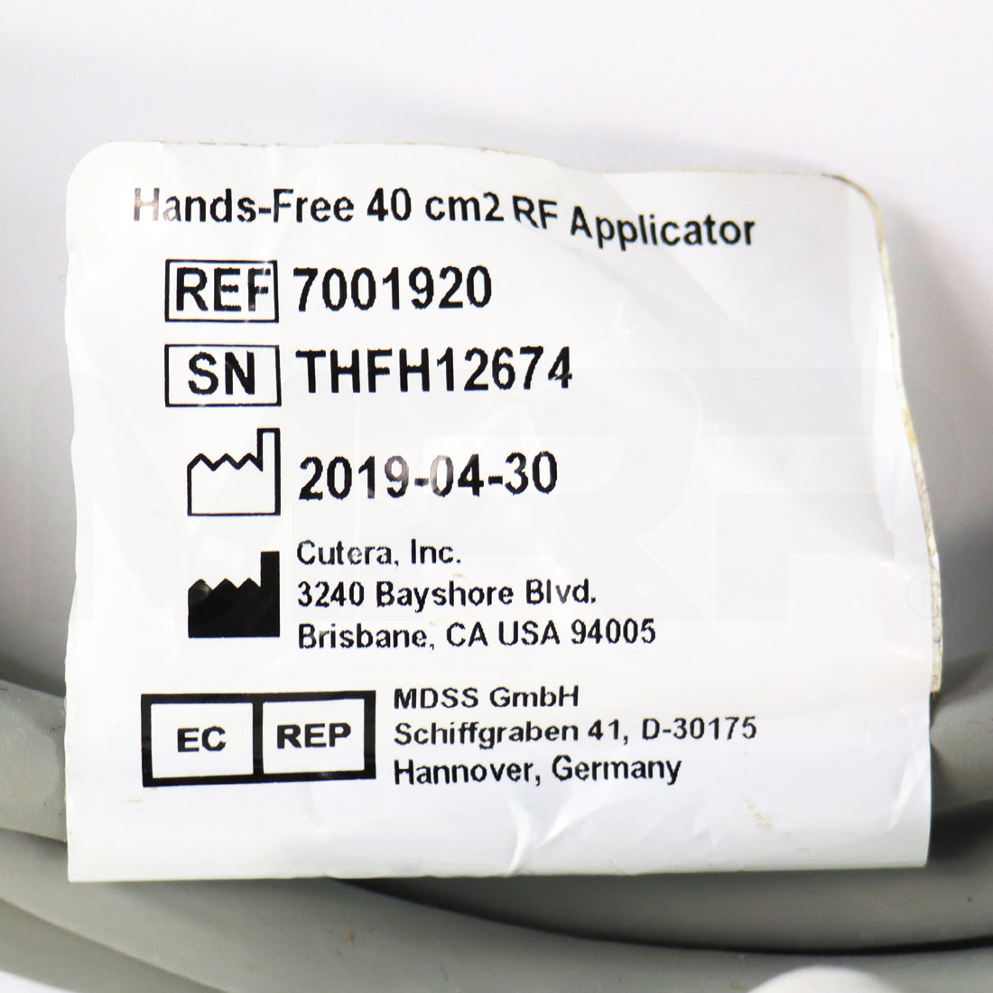 2019 Cutera truSculpt iD System Hands-Free Applicator Serial 2