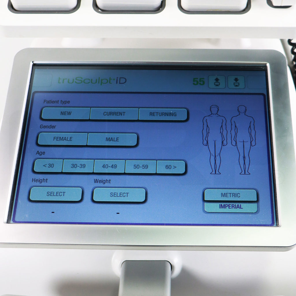 2019 Cutera truSculpt iD System Screen