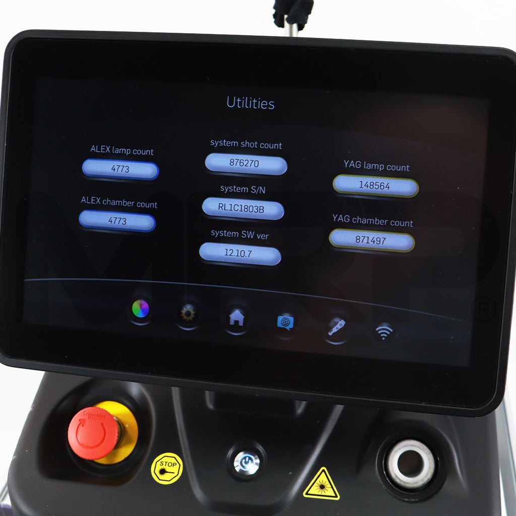 2021 Cynosure Elite iQ System Information Screen