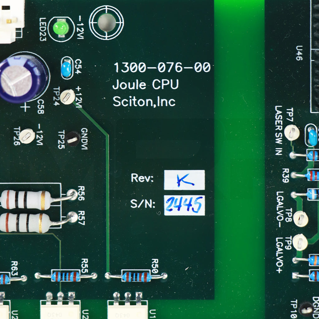 Sciton Joule CPU Board 1300-076-00 Parts As-Is